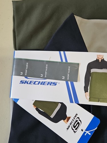 NWT Skechers Men's 1/4 Zip Pullover. AM - Picture 2 of 3