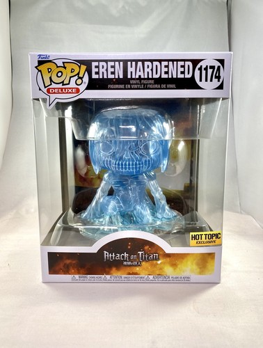 Funko Pop Attack On Titan Eren Hardened #1174 Hot Topic Exclusive - Picture 1 of 8