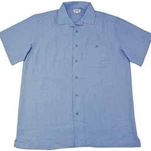 Hudson-River-Men-s-Short-Sleeve-Button-Down-Shirt-Blue-New
