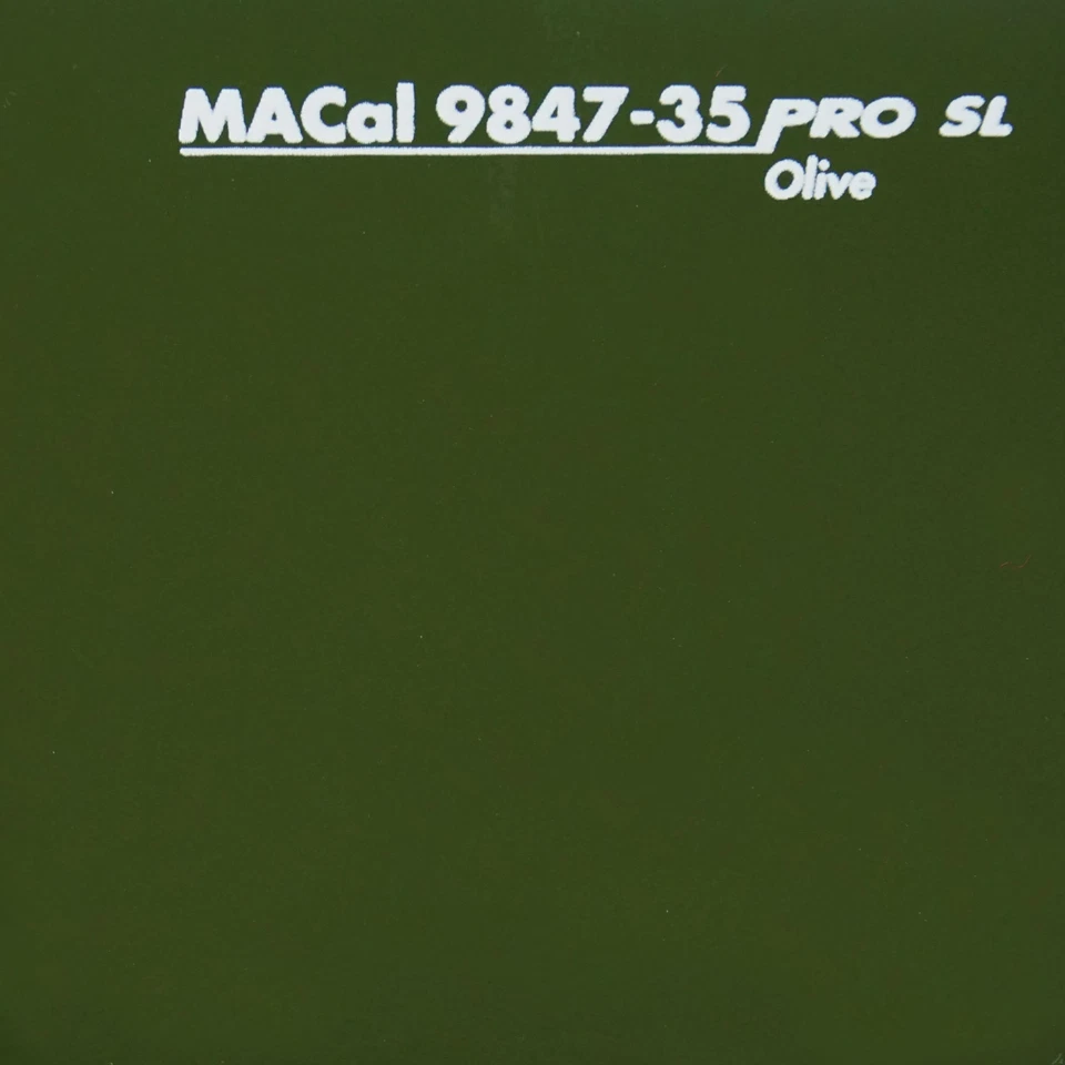 MACTAC 1 m (15,95 € /m) Plotterfolie olivgrün glänzend Selbstklebefolie 61,5 cm