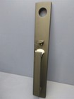 Baldwin Santa Full Plate Cruz Keyed Entry Handleset Satin Matte Black Smartkey
