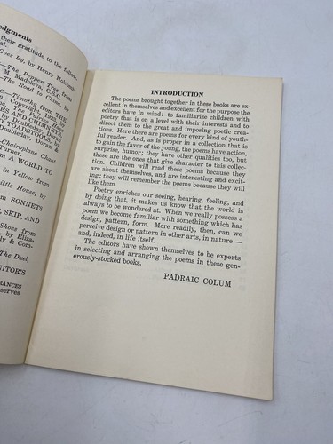 Poems For The Grades, Book Four, Kelly Brogan (Vintage Paperback Booklet, 1939) - Imagen 6 de 8