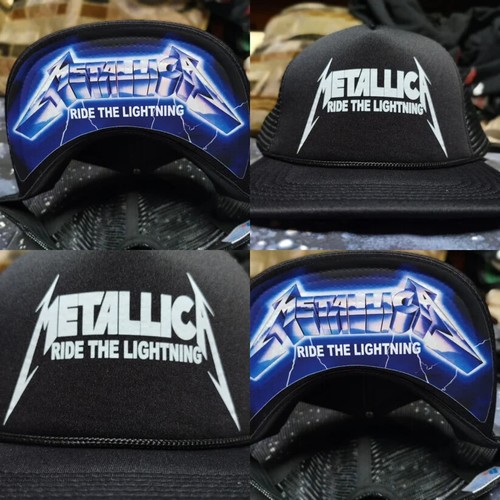 Metallica Ride the lightning Trucker Hat FREE SHIPPING IN USA