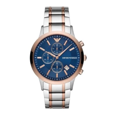 Emporio Armani Renato Blau Herrenuhr - AR80025