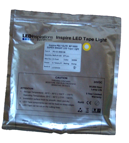LEDI / LED Inspirations Inspire LED Tape Light Poly Elite V2 3000