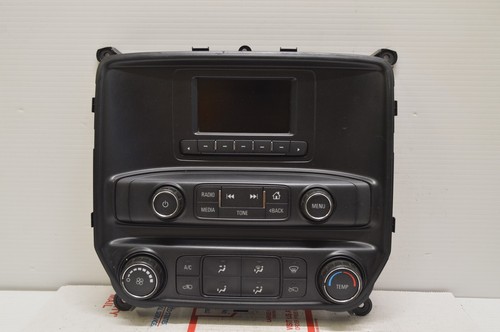 New Listing14-19 Chevy Silverado 1500 23243933 Radio Face Plate Climate Control Ci07 016