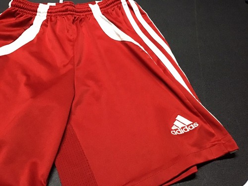 Adidas Clima365 Shorts Youth Medium Soccer Basketball Red - Picture 2 of 7