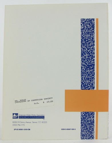 Chemistry of Corrosion Inhibitors in Portable Water AWWS Research Foundation '90 - Picture 11 of 11