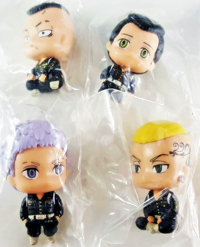 Tokyo Revengers Capsule Figure Collection Set of 4 Bandai Anime Japan - Picture 1 of 7