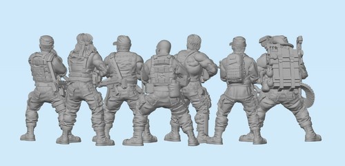 Predator Miniatures - Fan Art inspired Predator Marines Minis Resin Models - Picture 5 of 6