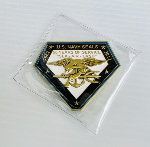 US Navy Seals Seal Team 6 VI Trident NSW 50 Años Desafío Moneda CPO Operaciones Especiales - Imagen 10 de 10