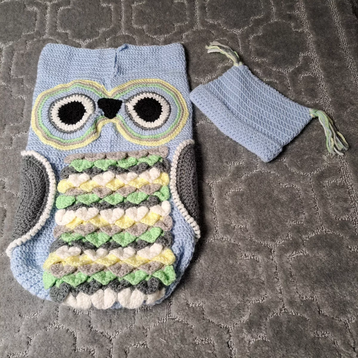 Crochet owl online cocoon