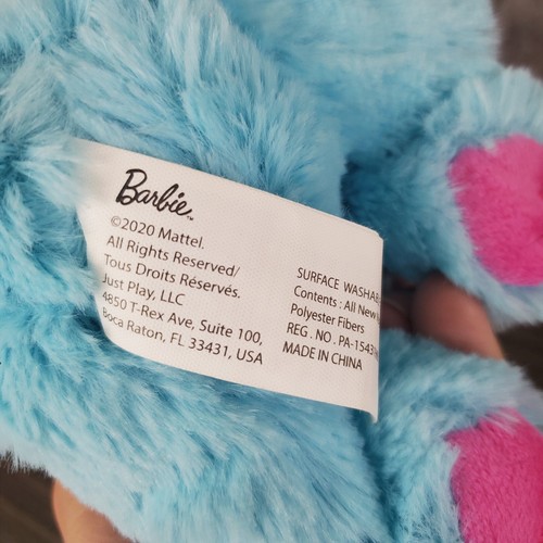 Mattel Barbie Loves Pets Dog Unicat Plush Pink Purple Blue Stuffed Lot Of 3 - Picture 5 of 7