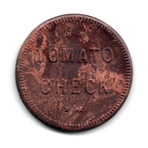 HILLSBORO-QUEEN ANNE COOPERATIVE • TOMATO CHECK • BALTIMORE, MD. • TC-45973 - Picture 2 of 2