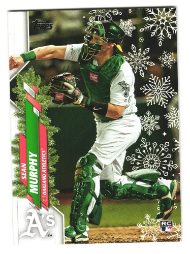 2020 Topps Holiday #HW112 Sean Murphy RC Rookie Card Oakland Athletics - Picture 1 of 2