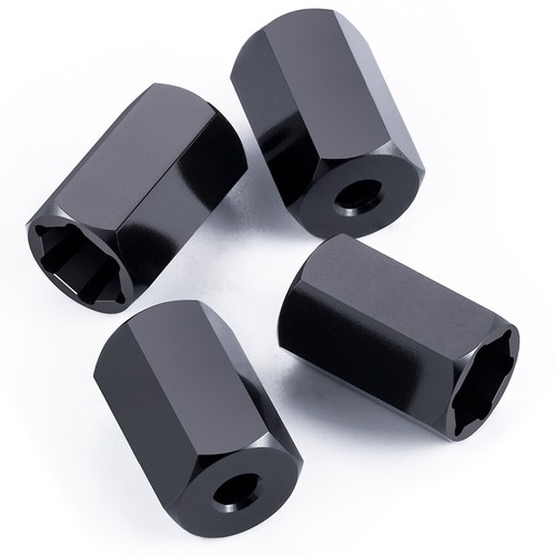 FLYXM 5mm-7mm hex wheel adapter conversion +10mm for WPL D12 1/10 SCX24 Wheels - Picture 7 of 9