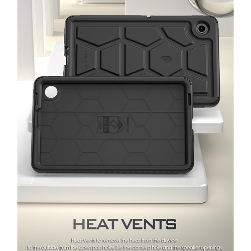 For Samsung Galaxy Tab A9 Tablet Case Kids Friendly Rugged Silicone Cover Black - Picture 3 of 6