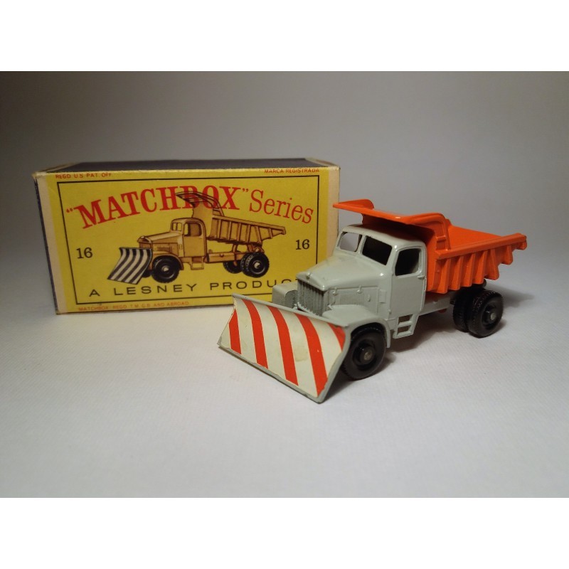 MATCHBOX N.16 SCAMMEL MOUNTAINEER CHASSE-NEIGE ORIGINELLE BOÎTE 1964 69 ÉCHELLE MATCHBOX N.16 SCAMMEL MOUNTAINEER CHASSE-NEIGE ORIGINELLE BOÎTE 1964 69 ÉCHELLE