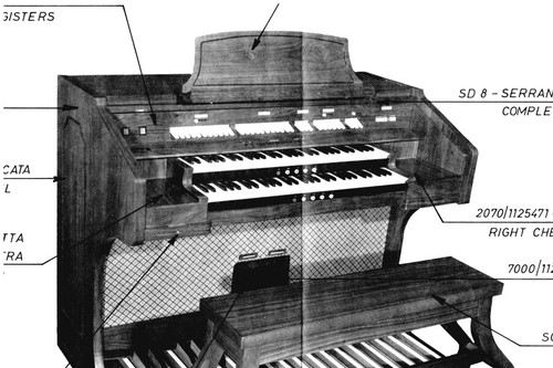 FARFISA CH-32 CH-32s Service Manual Reparatur Schaltpläne Schema 112547-E - Bild 2 von 8