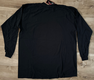 Vtg New Generation Metal Black Long Sleeve T-Shirt Thug Rock