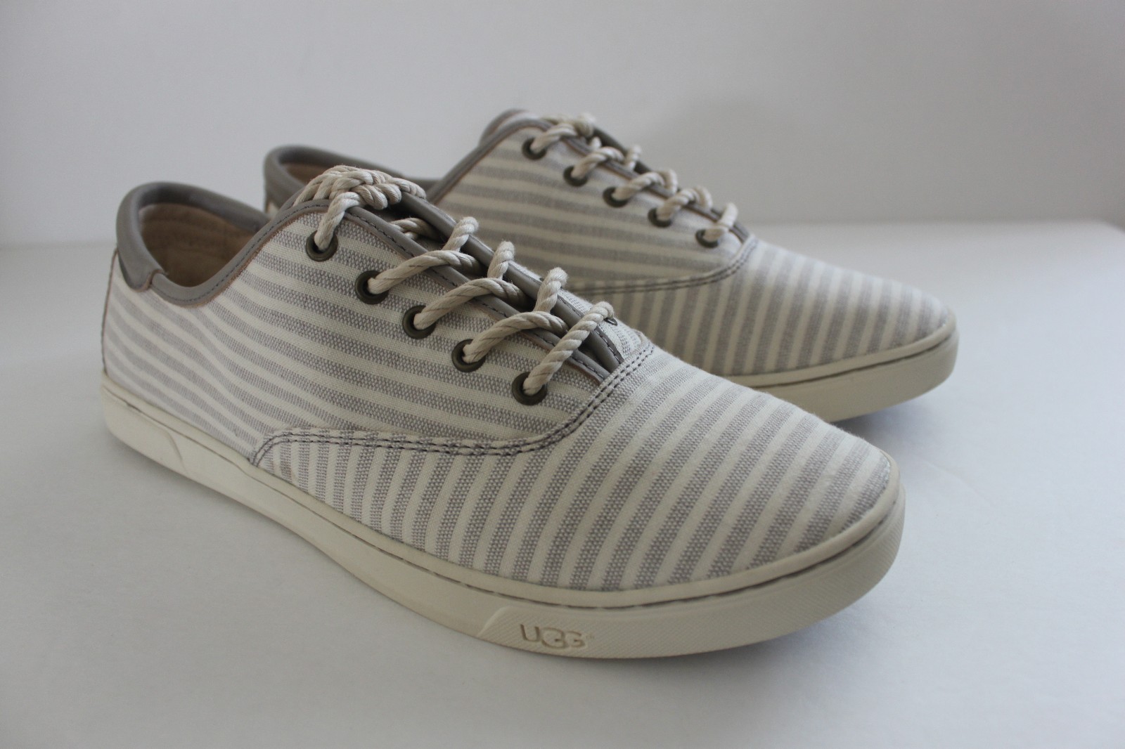 Ugg Australia Eyan II Nautical Striped Oyster Sneakers Shoe Women's Size 11 NIB Ugg Australia Eyan II Nautical Striped Oyster Sneakers Shoe Women's Size 11 NIB