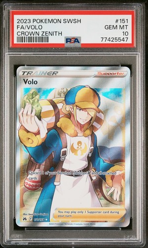 2023 Pokémon Volo #151 Crown Zenith Full Art PSA 10 GEM MINT Graded Card