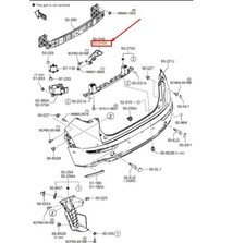 MAZDA CX-30 DM Rear Left Bumper Retainer DFR5502J1 NEW GENUINE