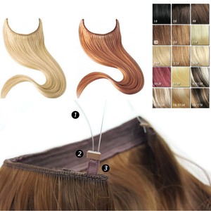 Halo Hidden Invisible Wire 100 Remy Human Hair Extensions Full