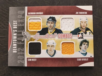 2012-13 ITG Superlative Combos  #SC59 Bourque/Thornton/Neely/o´Reilly #ed/9