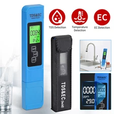 3-in-1 TDS EC Meter Digital Tester Home Drinking Water Quality Purity Tester