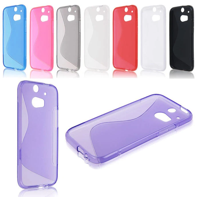 TPU S-LINE SILICON GEL CASE COVER FOR HTC ONE M8 FREE SP - Image 2 of 2