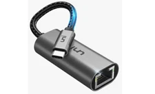 uni USB C to Ethernet Adapter, Driver Free RJ45 to USB C