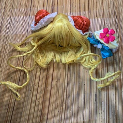 PreCure Cosplay Cure Yam Yam Hanamaru Ran Costume Set with Wig Shoes S Size Used - Picture 12 of 12