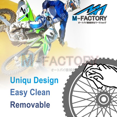 Juego de cinta adhesiva para llanta de bicicleta MX RUSH 02 para Honda CRF450R 2002-2021 17 18 19 20 - Imagen 8 de 15