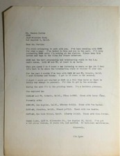 KRHM Radio LA vintage 1959 letter sent by comic fanzine artist Jim Jones