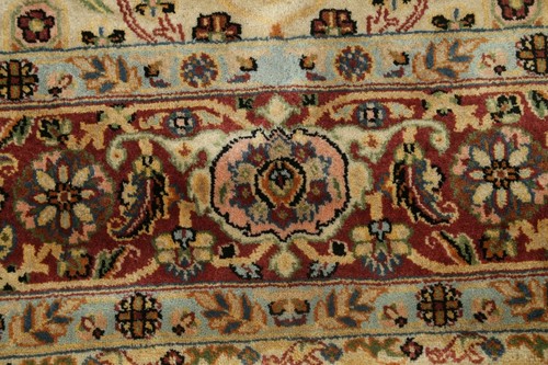 Vegetable Dye Floral Traditional Oriental Area Rug Wool Hand-knotted 6x9 Carpet - Picture 8 of 12