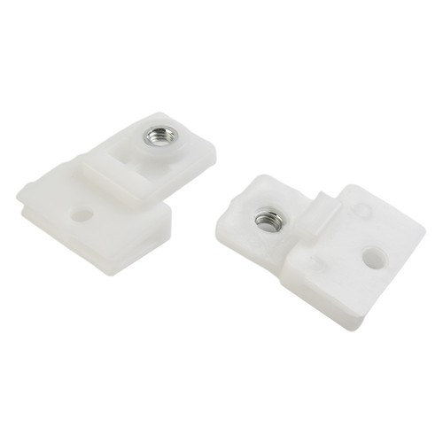 Useful Glass Track Clip Replacement Accessories Plastic White Fittings - Picture 4 of 12