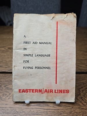 Eastern Airlines First Aid Manual For Flying Personnel Manual Booklet Vtg 1963