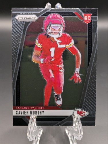 2024 Panini Prizm Xavier Worthy Rookie RC Base Kansas City Chiefs #399
