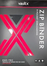 NEW SV10 Vault X Exo-Tec Zip Pokemon Binder 9-Pocket Destined Rivals Theme