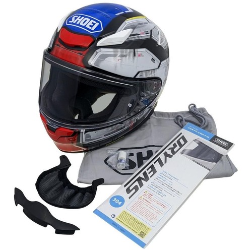 SHOEI Full Face Motor Cycle Helmet Z-8 RX-78-02 Gundam TC-10 White/Gray - Imagen 6 de 12