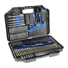 jicheng 246Pcs Drill Bit Set with Storage Case HSS for DIY Project Metalworking