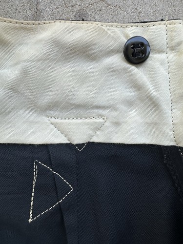50s Levis Shorthorn Western Pearl Snap Cinch Back Gabardine Side Zip Shorts Vintage - Bild 16 von 24