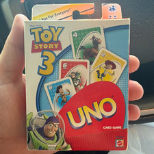 Mattel UNO Toy Story 3 Card Game R2822 2009 Movie TV Theme 2-10 Players
