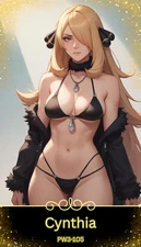 Cynthia - Beautiful Sexy Waifu Card -Custom DIY Fan Art Card PW3-105