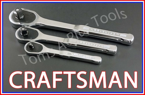 CRAFTSMAN 8pc 1/4 3/8 1/2 ratchet wrench socket extension universal adapter set - Picture 3 of 6