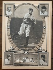 Christy Mathewson C. 1910 Notebook Cover Joe Jackson Home Run Baker Notepad