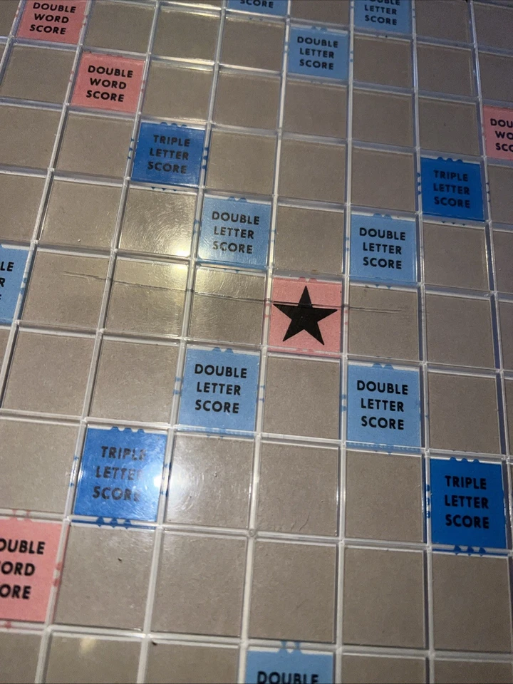 Vtg Selchow & Righter 1977 Scrabble Deluxe Edition w/ Turntable Game Board - Image 4 of 4