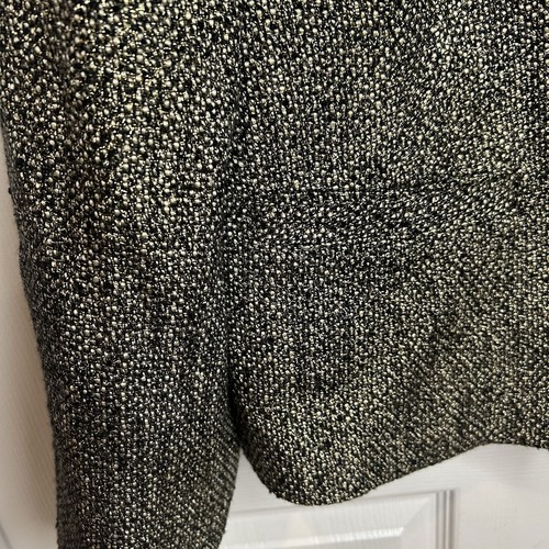 Jones New York Damen Jacke Gr. 18 W gold glänzend schwarz vorne offen Urlaub - Bild 7 von 14