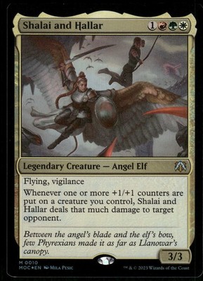 1x Foil Shalai and Hallar - Commander: March of the Machine - NM - MTG